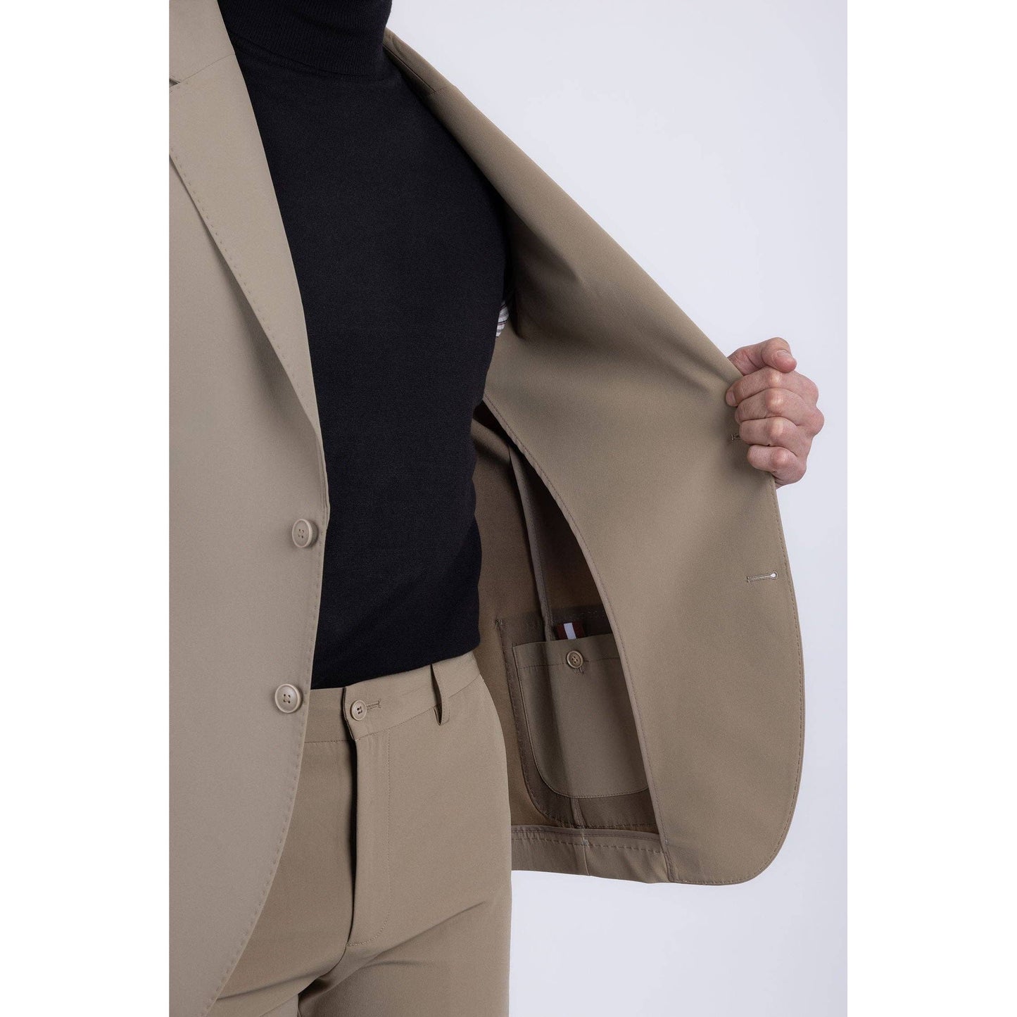 Men's 2-Pieces 2-Button Notch Lapel Suit Set 6SU08