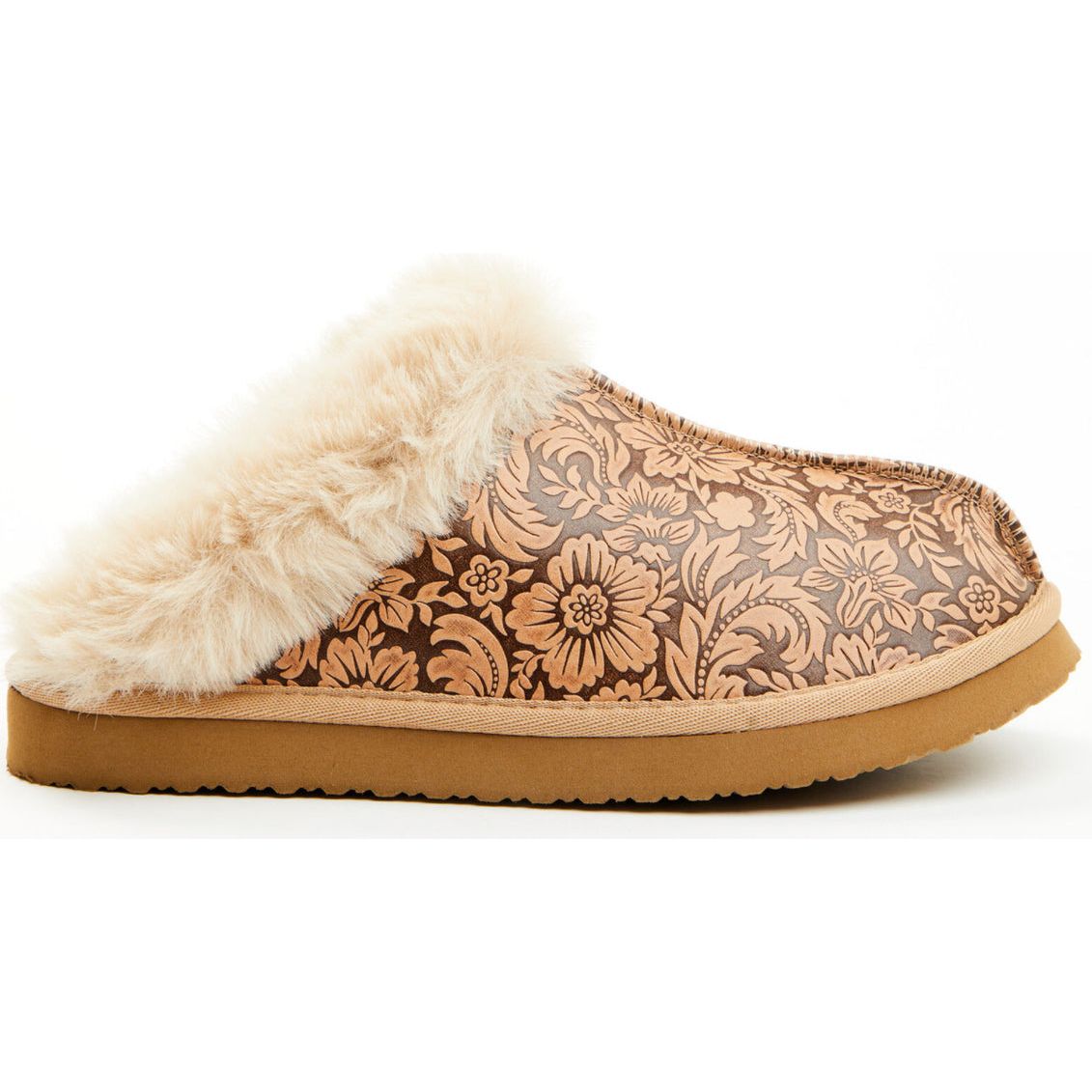 Very-G Lolly Nude Embossed Slippers