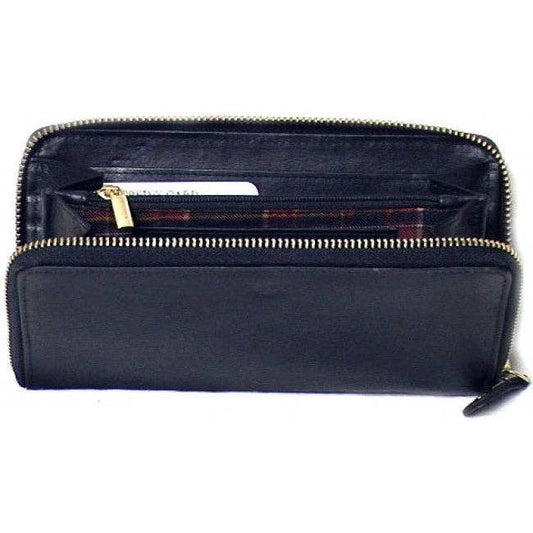 IGI CANADA - Genuine Cowhide Leather Ladies RFID Zip-Around Wallet #7553R