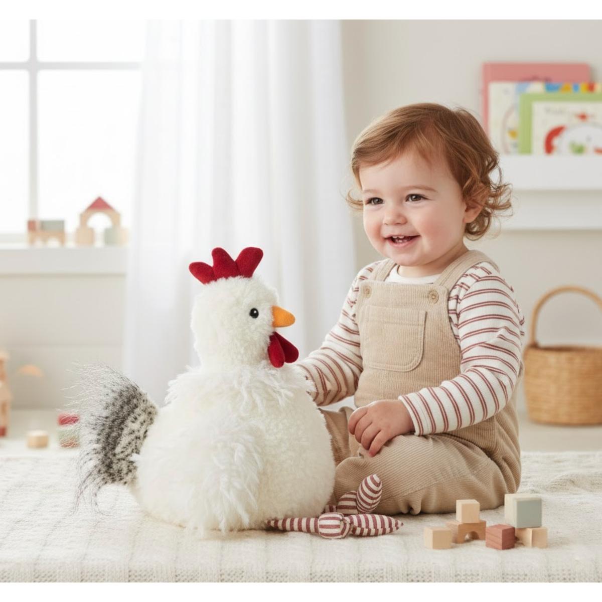 Spring Cluck Norris the Rooster 10" (25cm)