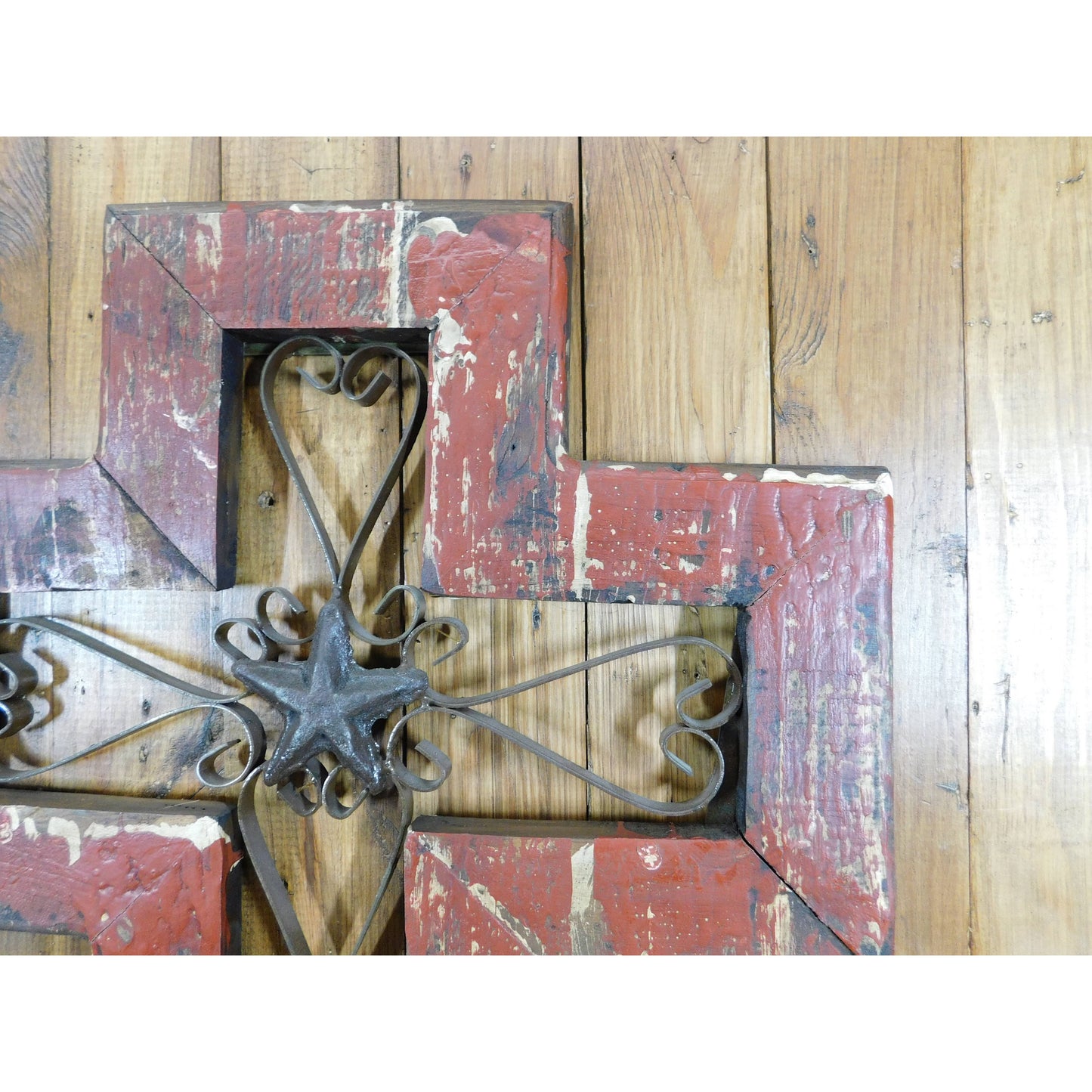 San Angelo Handmade Wall Scroll Cross 20x31