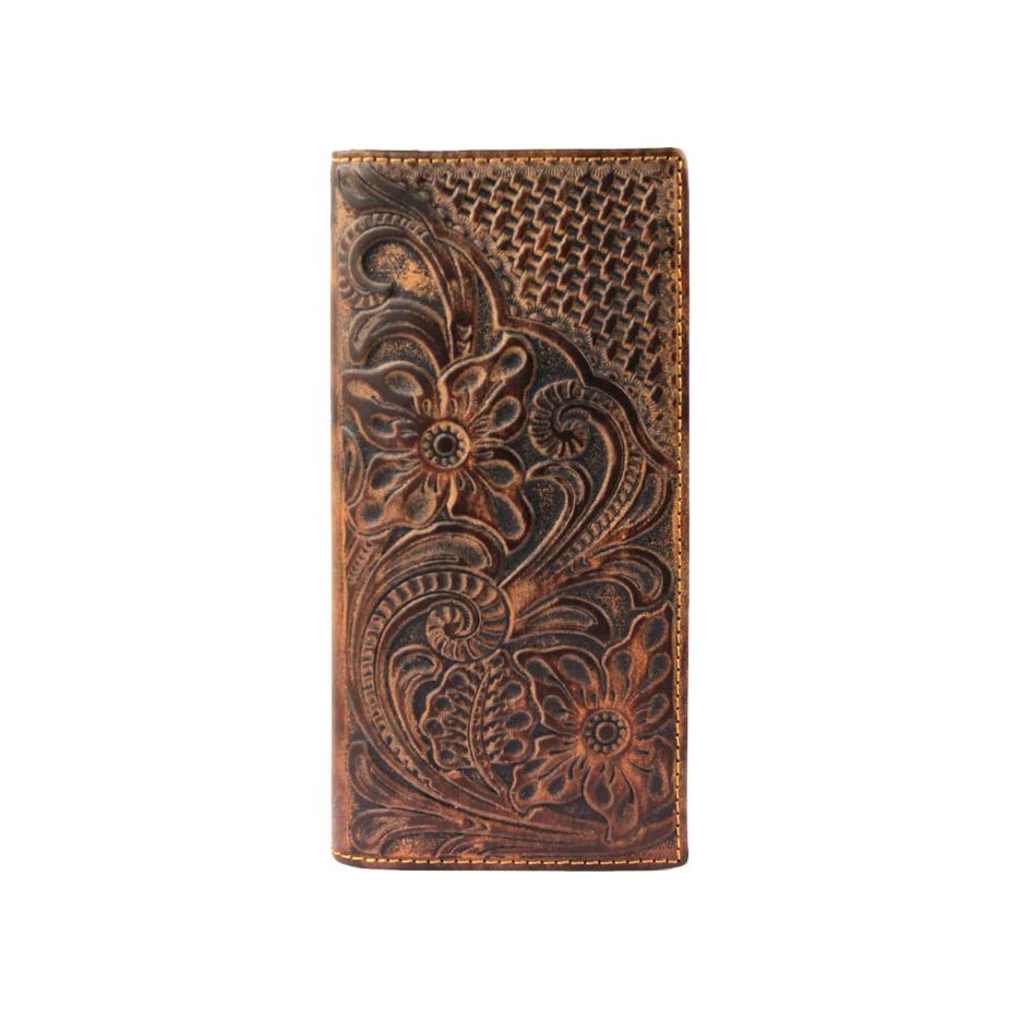 Men’s Wallet Rodeo Black Tooled