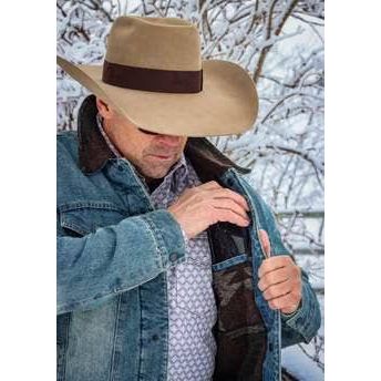 Men's Insulated Western Denim Jacket | Style M261114