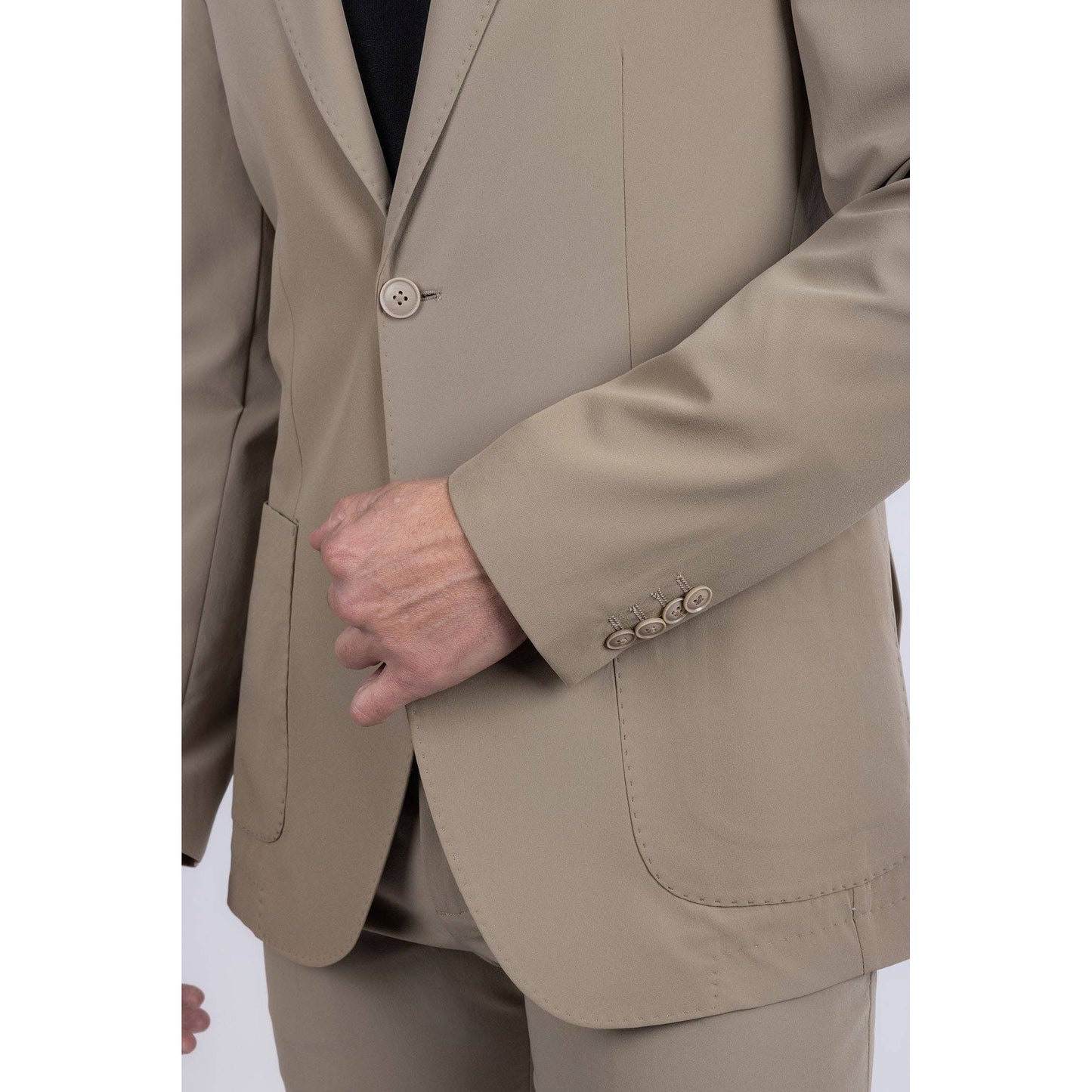 Men's 2-Pieces 2-Button Notch Lapel Suit Set 6SU08