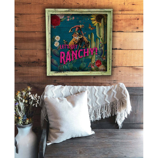 TroubleMaker Trading Company - Let's Get Ranchy - Square Framed Artwork