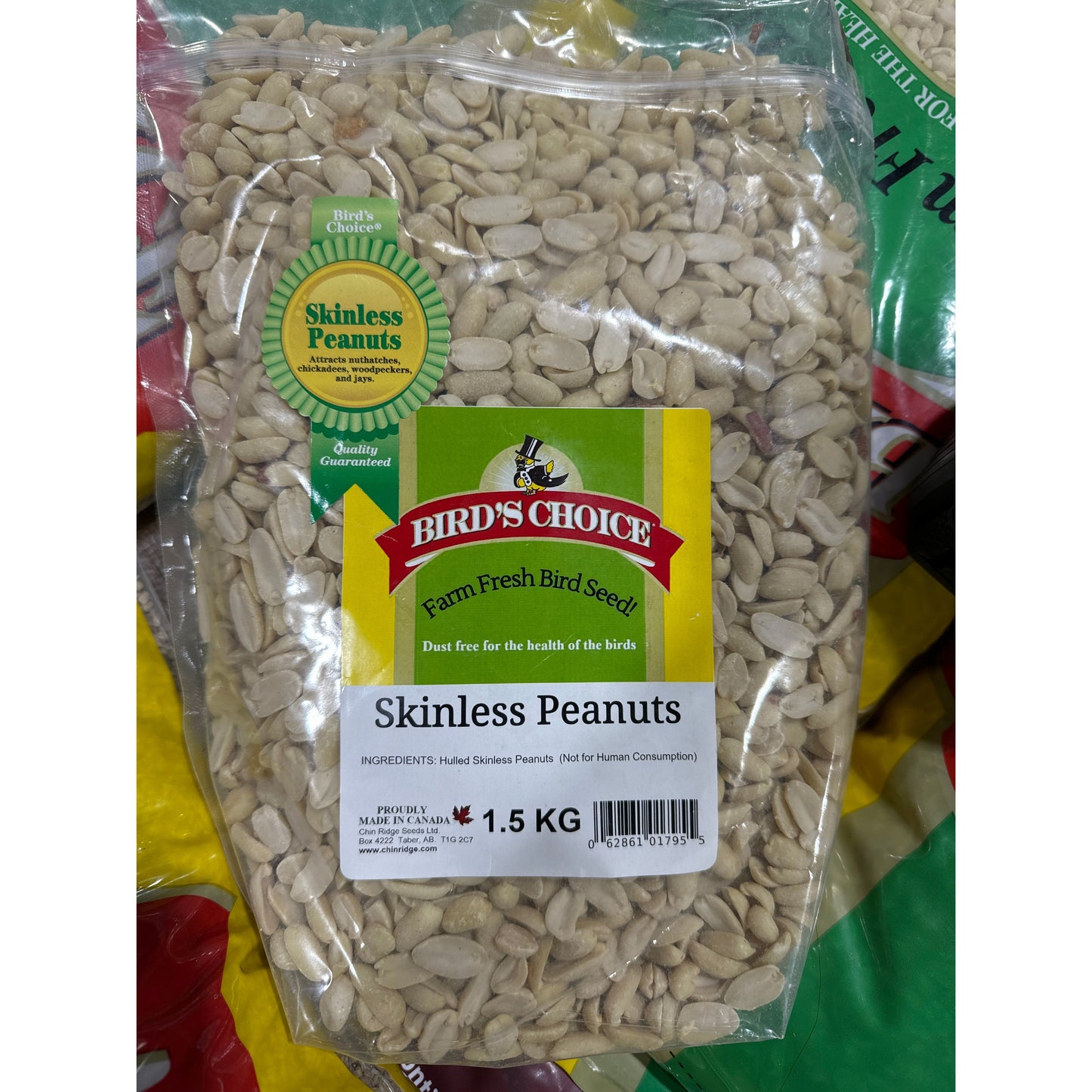 Bird's Choice Skinless Peanuts 3.3LB (1.5kg)