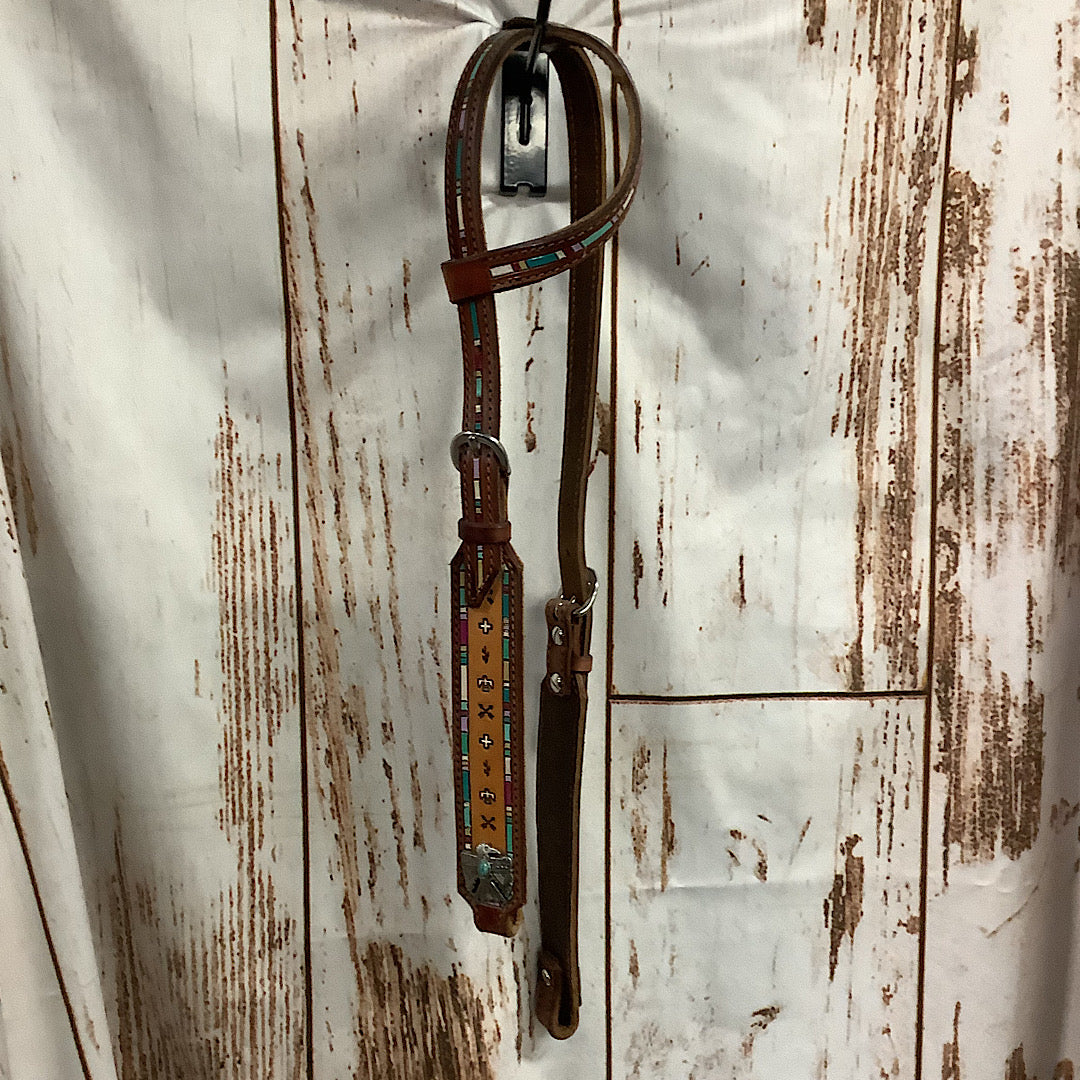 Twisted Pistol Design - Thunderbird Design Single Ear Headstall