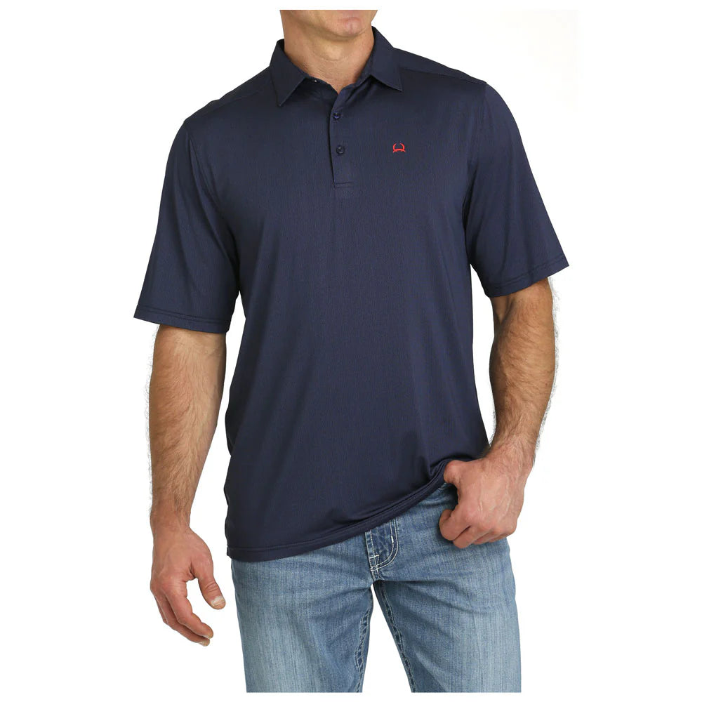 Men’s Cinch Arenaflex Navy Button Up Short Sleeve Shirt