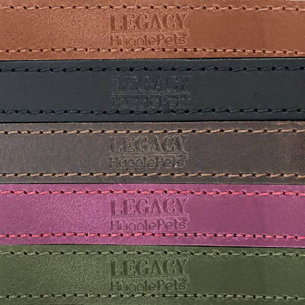 HugglePets Legacy Leather Dog Collar