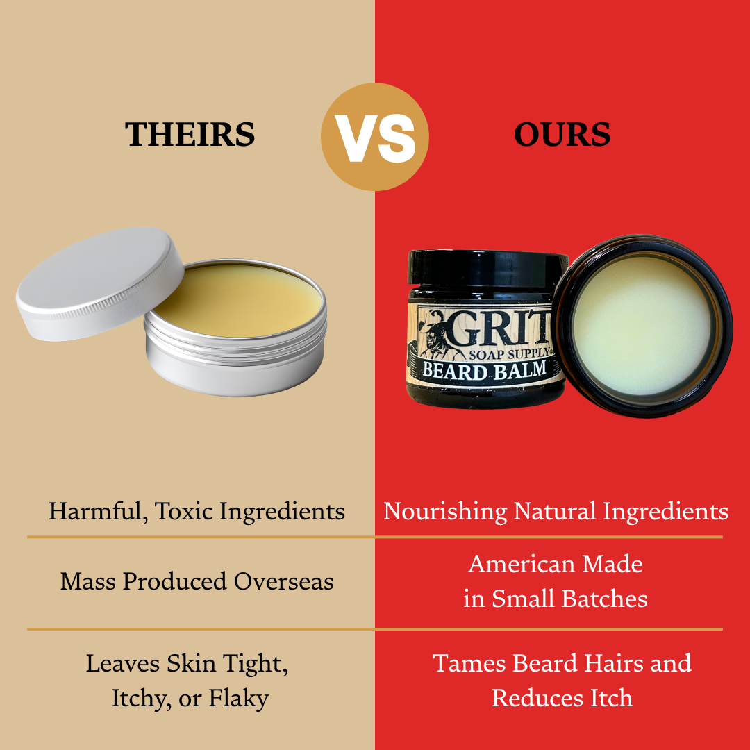 Cowhide Bourbon Beard Balm | Natural Men's Beard Balm