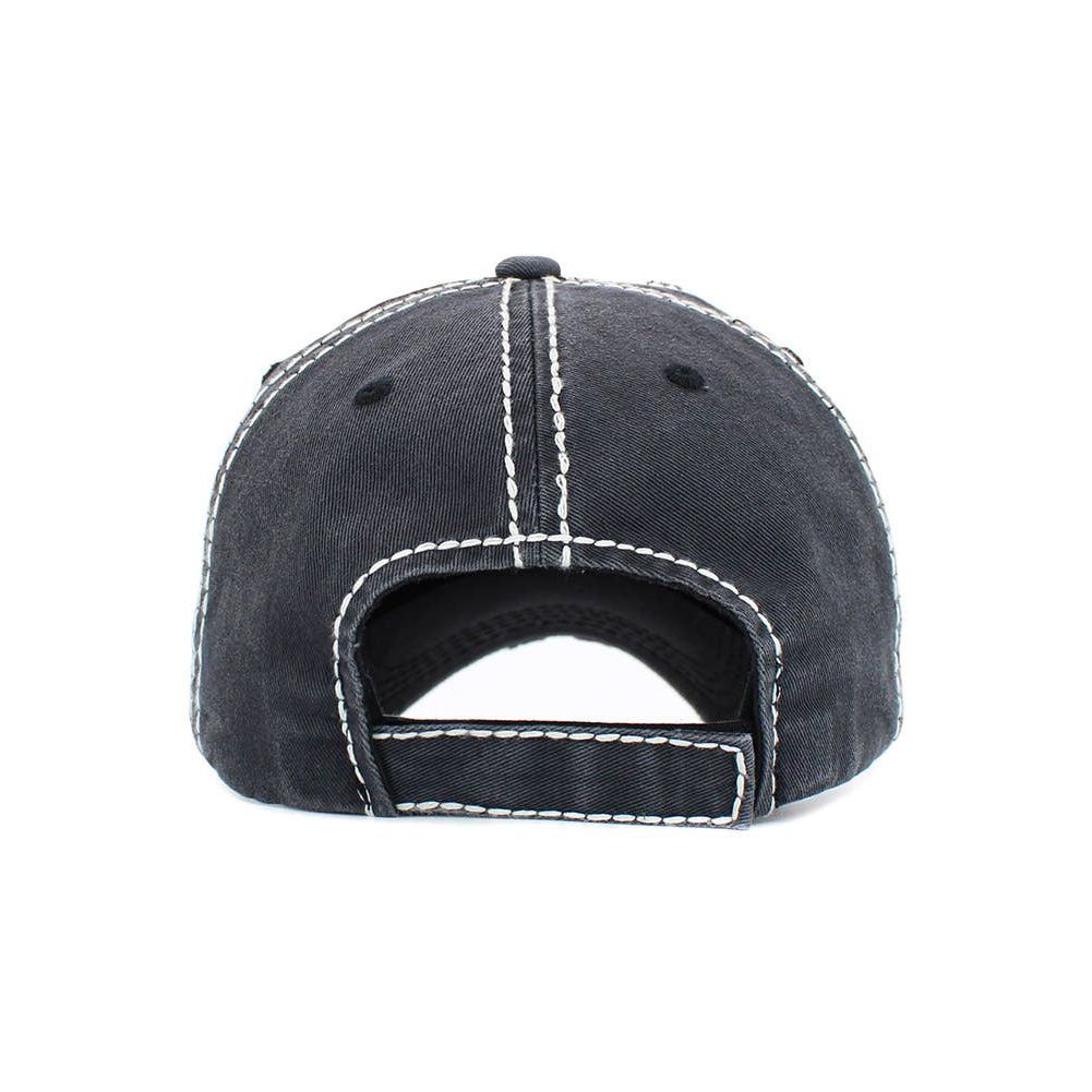 RODEO MAMA Washed Vintage Baseball Cap