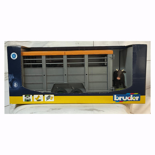 Bruder - Livestock Trailer With Cow Set 02227