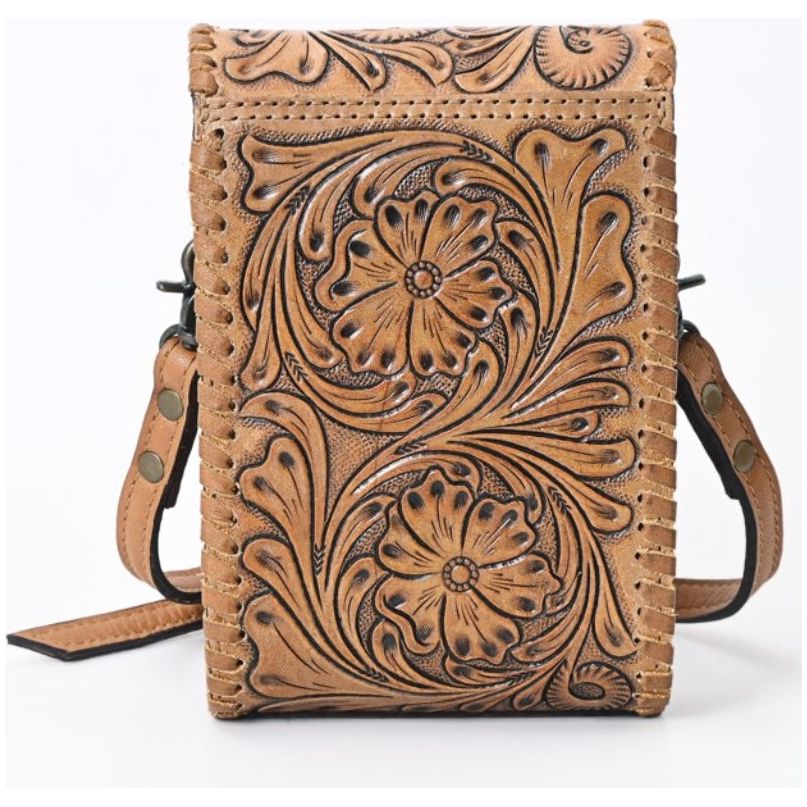 American Darling Tooled Cell Phone Holder/Handbag ADBG1089