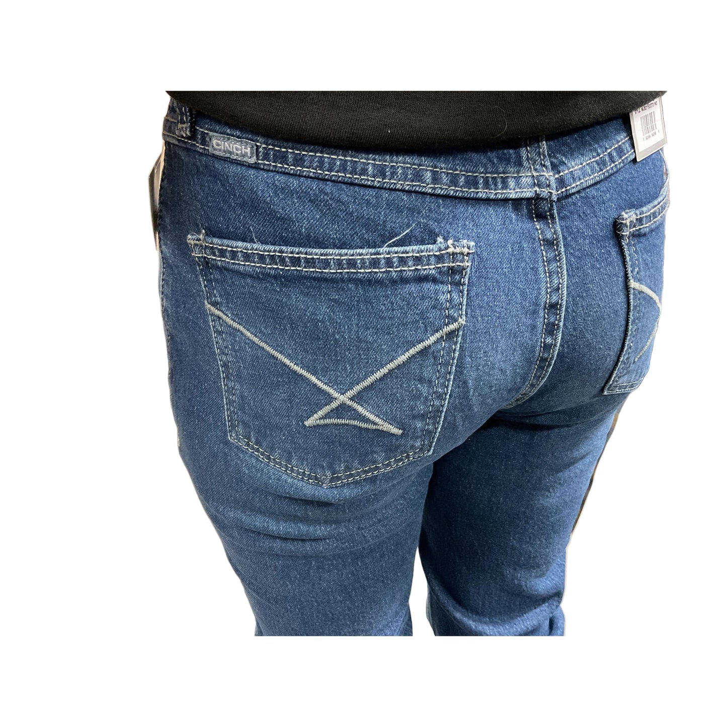 Cinch Ladies Jean - Jenna - Performance Rise, Slim Fit, Boot Cut Indigo MJ80153073