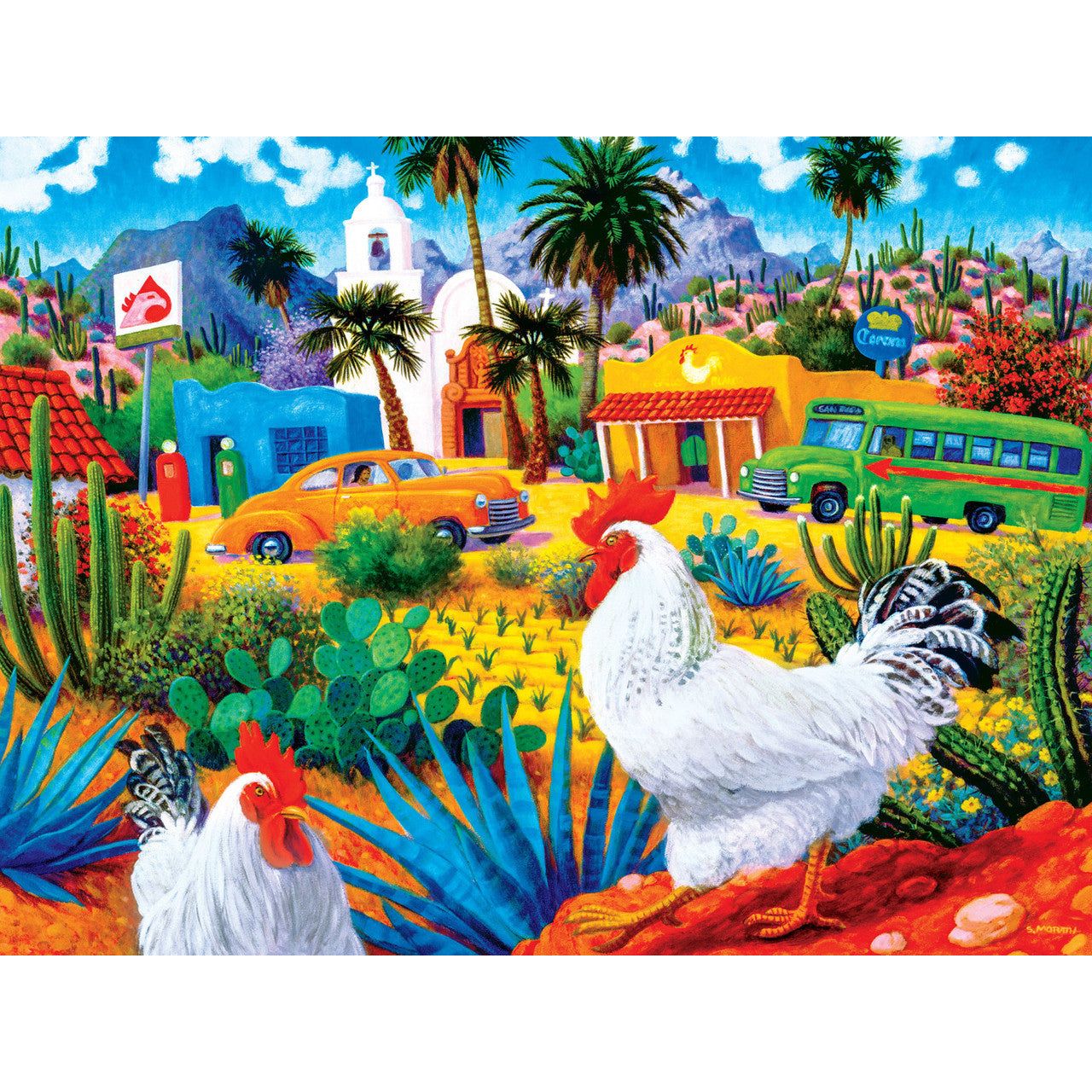 Master Pieces - Steven Morath Roadsides of the Southwest Jigsaw Puzzle 550pc 31936