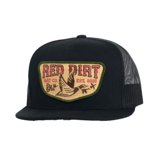 Red Dirt Hat Co. - Fly South Graphic Black Trucker Cap RDHC-488