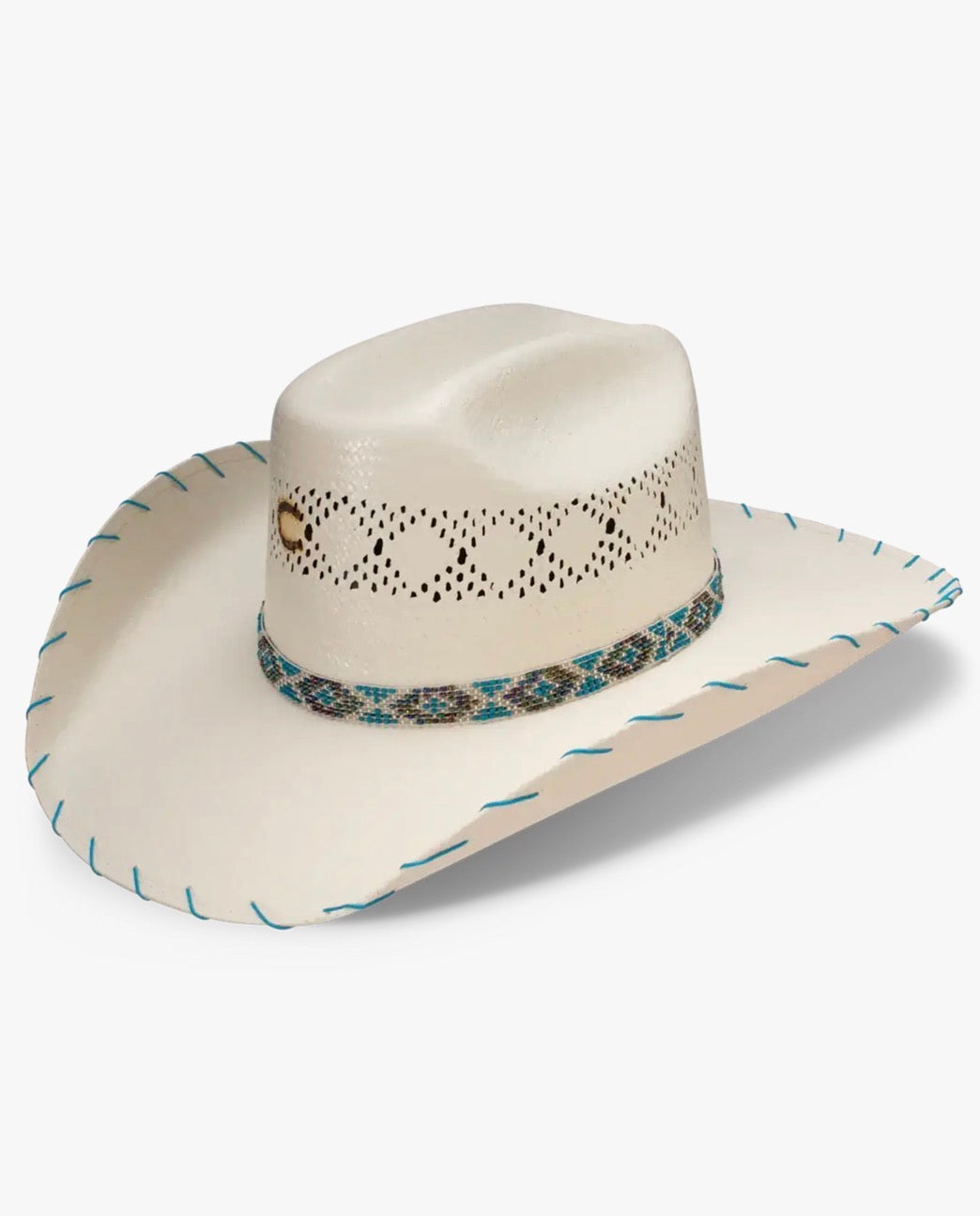 Charlie 1 Horse Charlie1 Horse 30 Apache Jr Straw Hat CSPAJR-3040