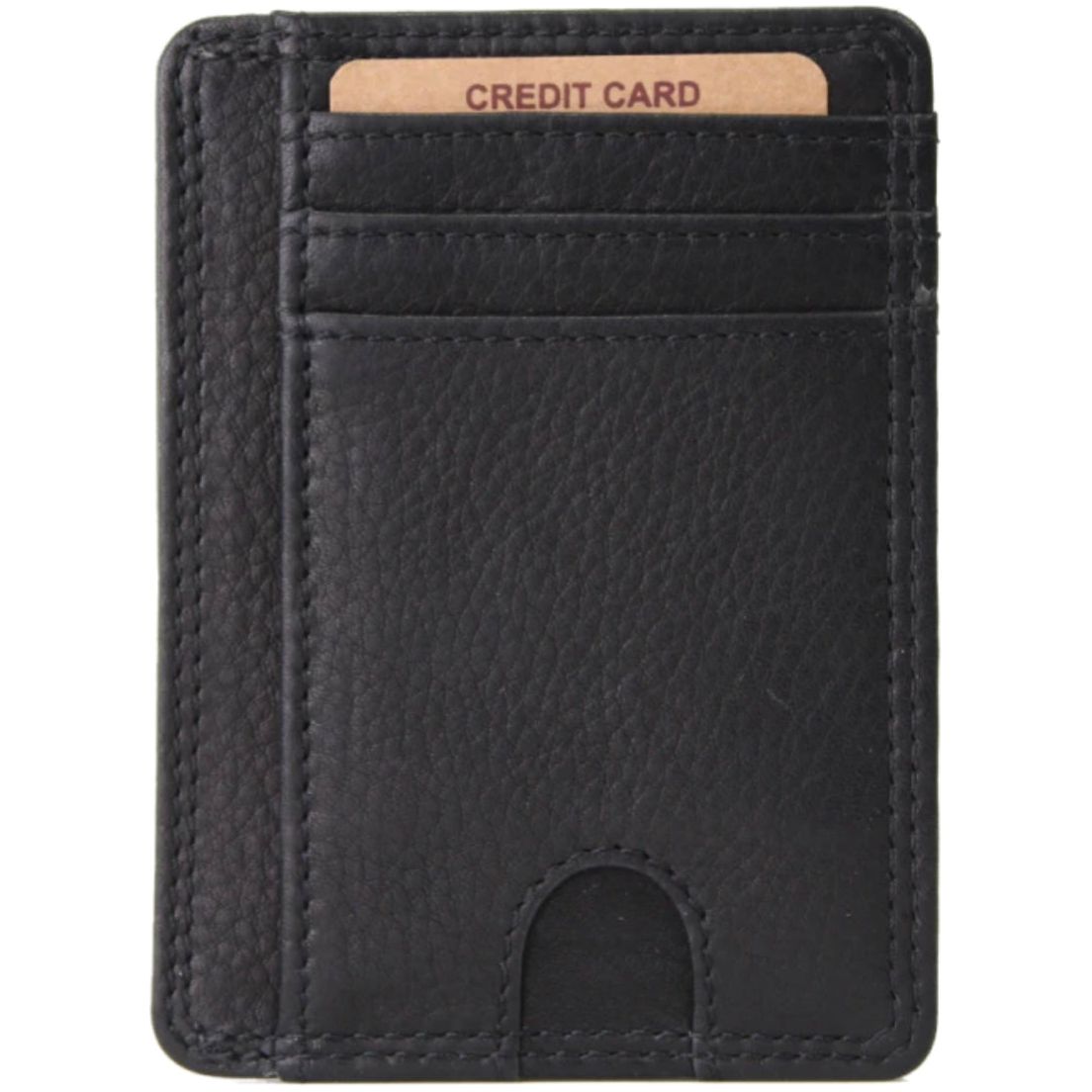 Rugged Earth Black Credit Card Holder