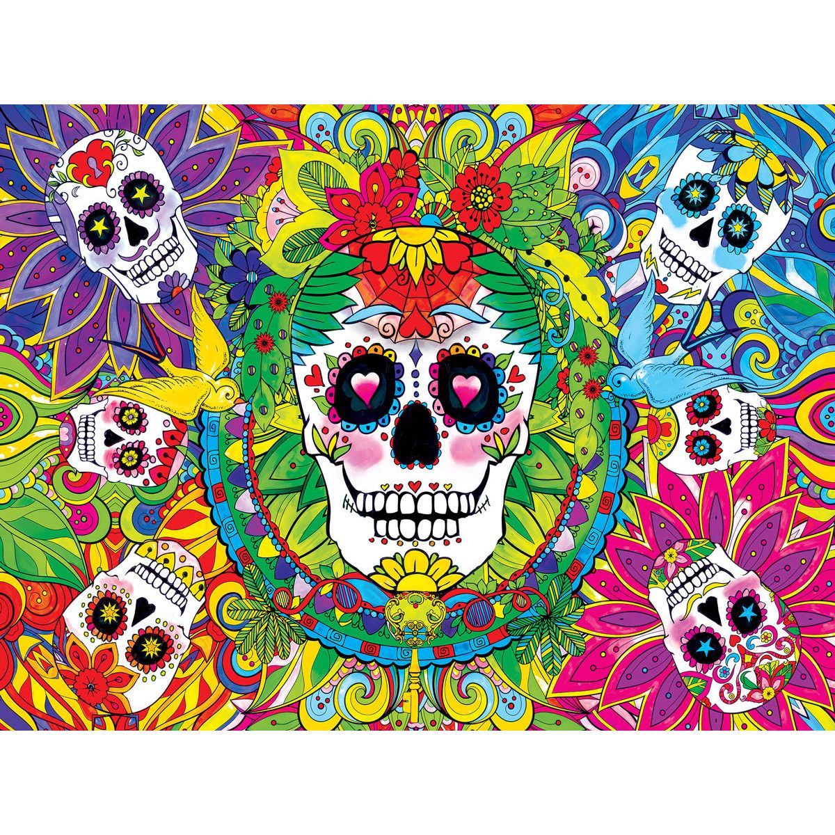 Master Pieces - Trendz Sugar Skulls Jigsaw Puzzle 300 pc 32262