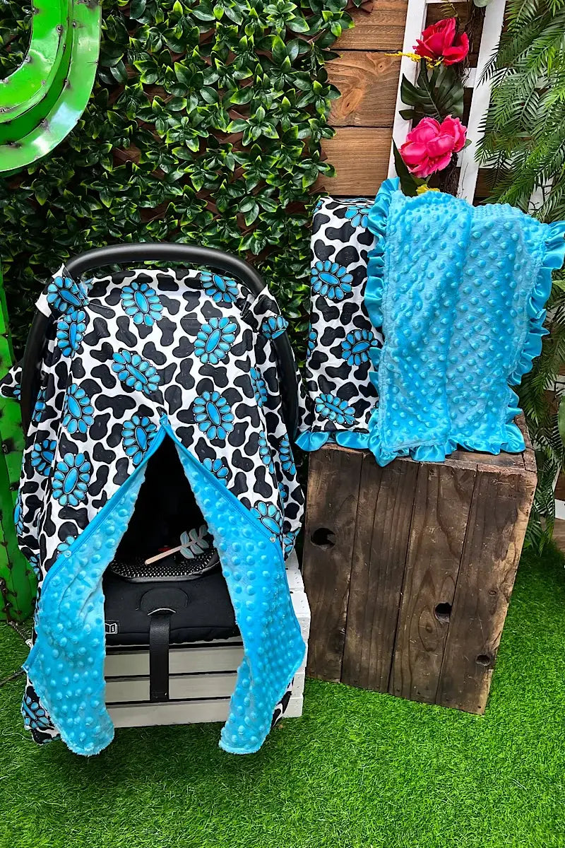 CONCHO & COW SPOTTED CAR SEAT COVER. ZYTG25153012