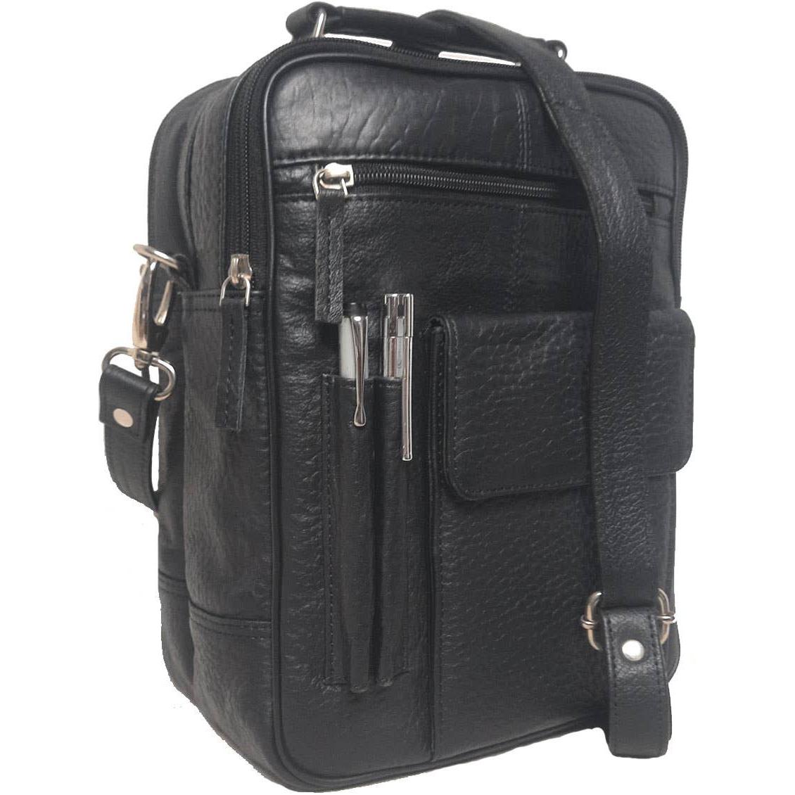 IGI CANADA - Genuine Leather Men's Large Shoulder Messenger Bag # 8550