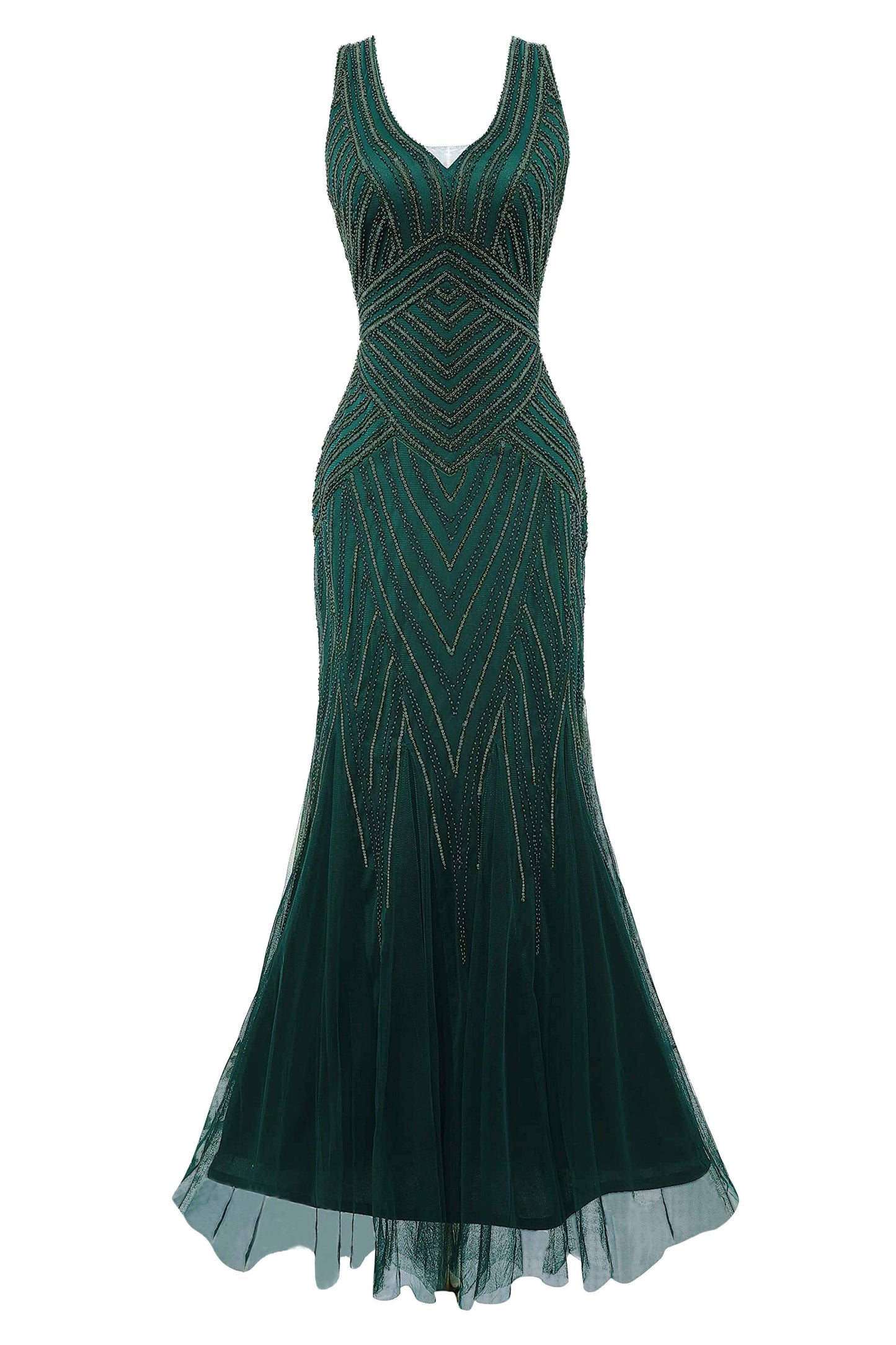 Bodycon Sequin Mermaid Maxi Dress