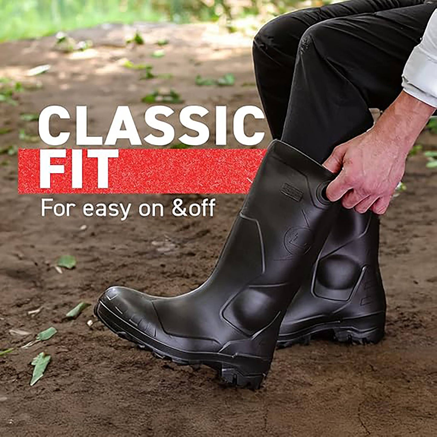 Chesapeake 8677600 Rubber Boots, Steel Toe 14"