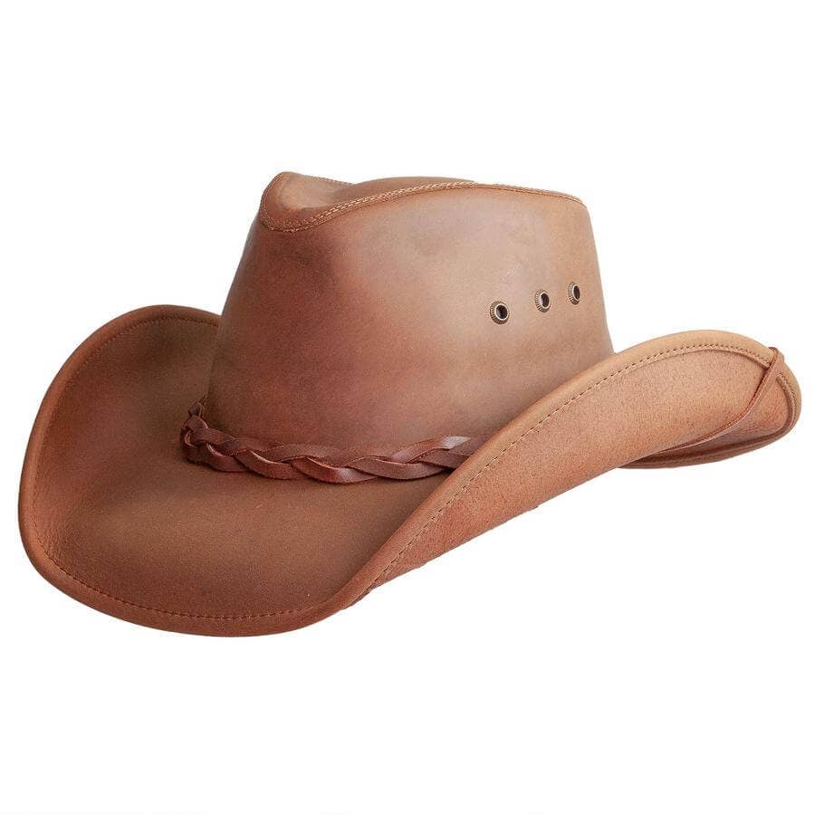 Premium Shapable Leather Cowboy Hat - Style Hollywood