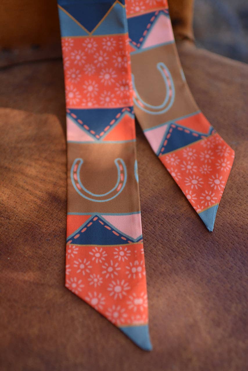 Frontier Bound Quilted Patchwork Twilly Scarf V1