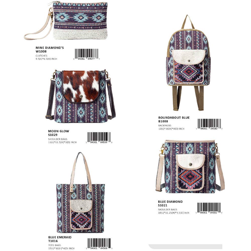 Shoulder Bags - BLUE DIAMOND