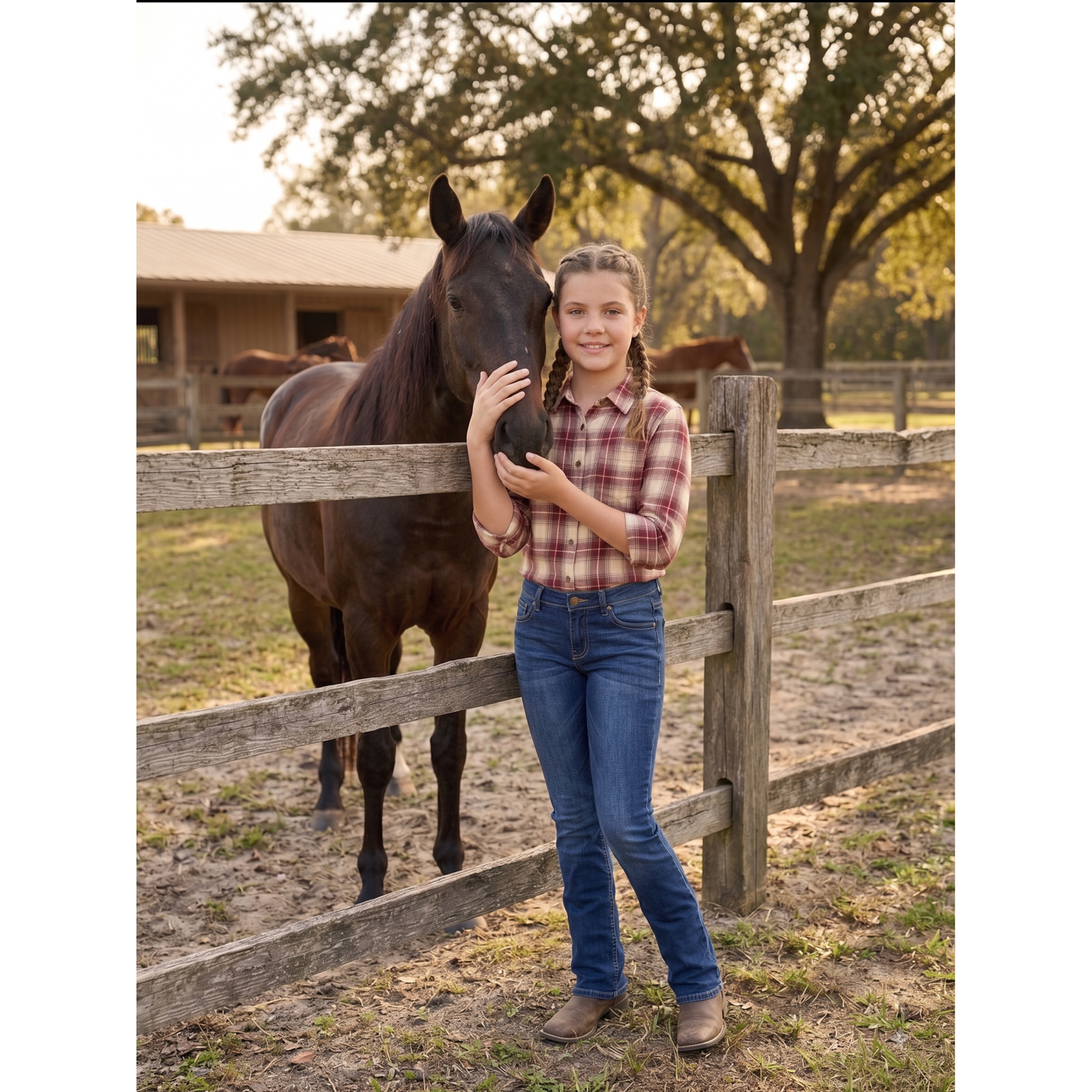 Girls' Western Jeans | Style ATWGJ-503