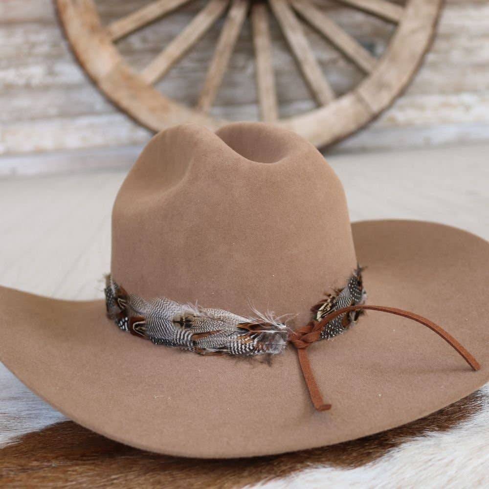 Feather Hat Band - Spotted Eagle