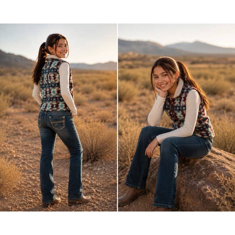 Girls' Western Jeans | Style ATWGJ-503