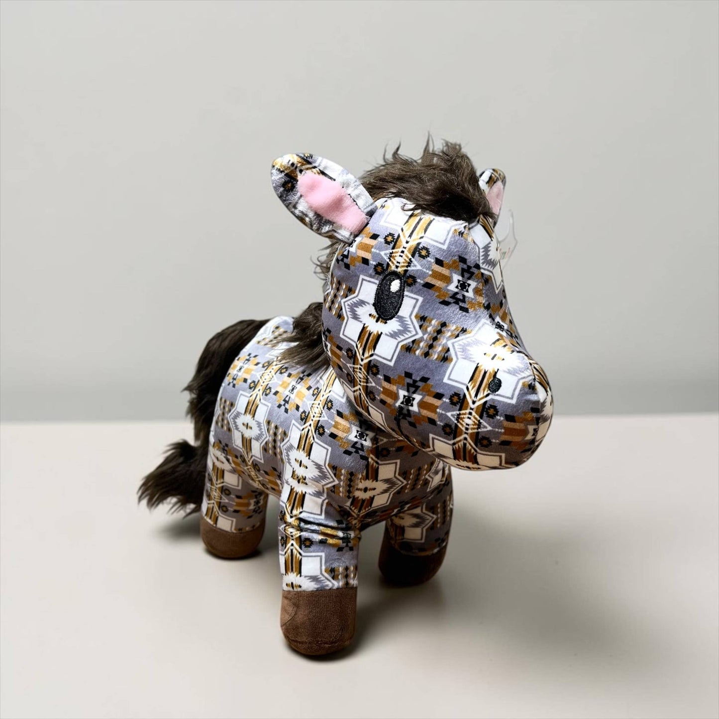 Orange Aztec horse - medium farm pal 