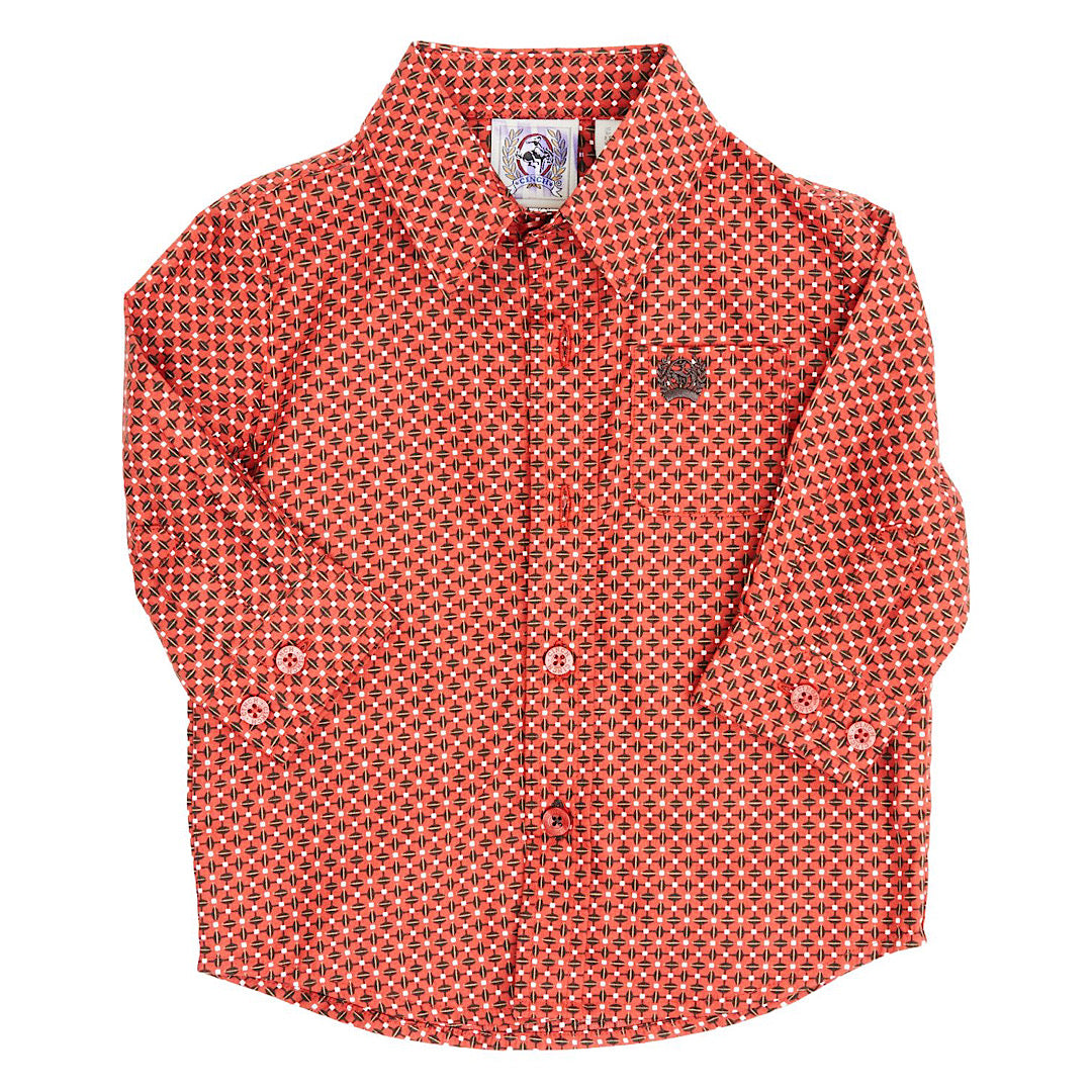 Cinch Boys Infant Red/Black Long Sleeve