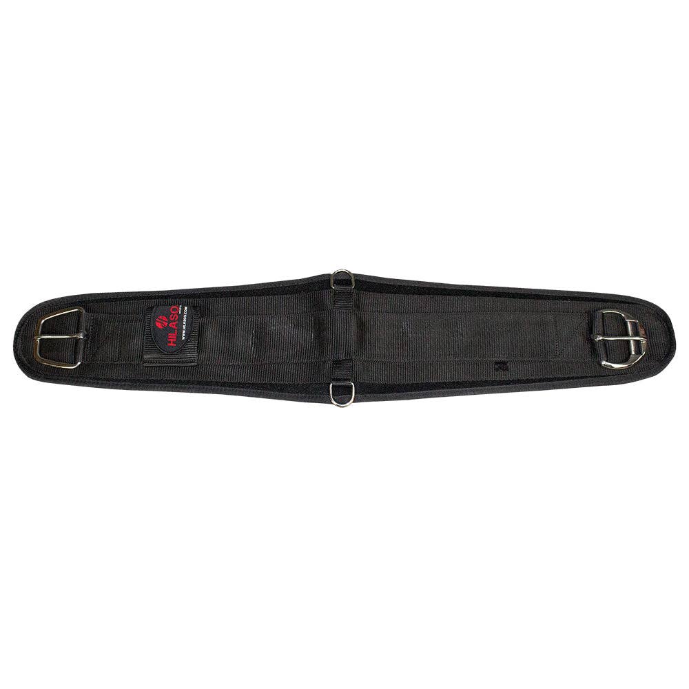 HILASON Western Horse Nylon Roper Saddle Cinch Girth Black Stainless Steel Buckle
