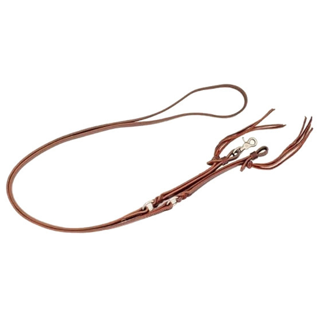 Cowboy Tack Reins Roping 5/8 Latigo Leather w O-Ring and C