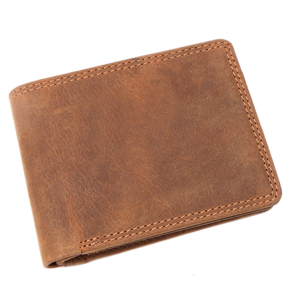 Genuine Leather Men's Wallet RFID – Brown 255