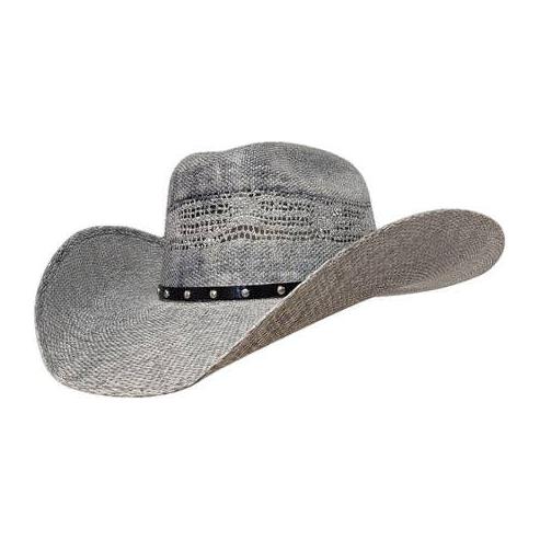 Gone Country Hat Co. - Badlands Gray - Straw Bangora (Wyoming Series)