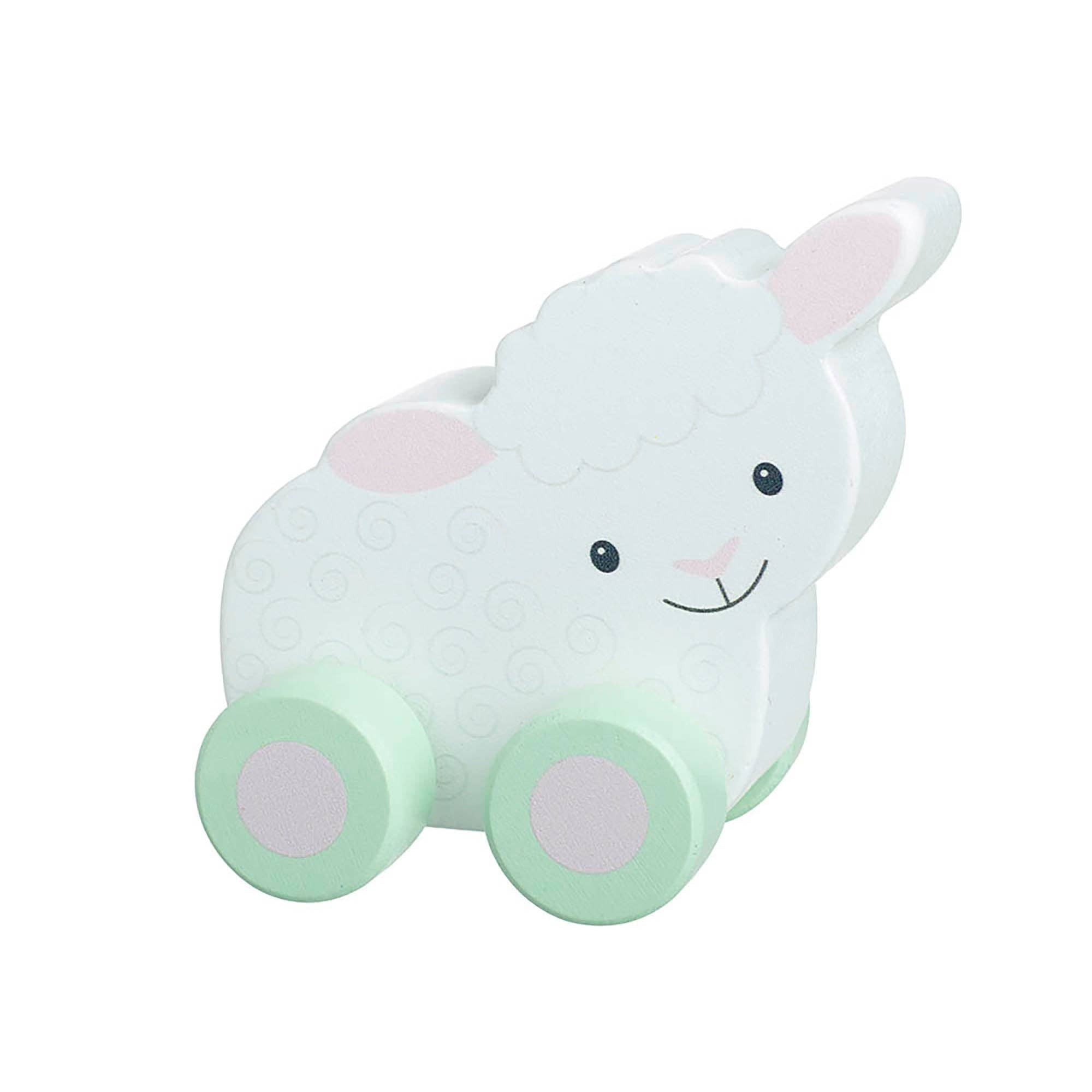 Orange Tree Toys - Sheep First Wooden Push Toy