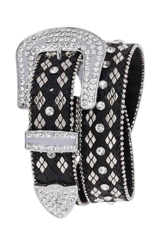 Crystal Studded Belt