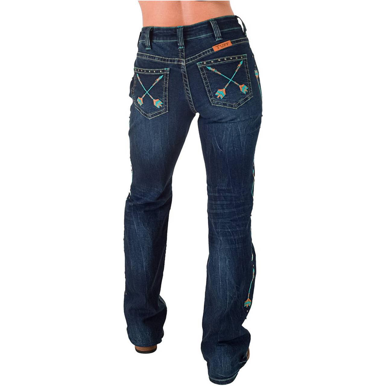 * Cowgirl Tuff Co. / B. Tuff Jeans - Turquoise Arrows