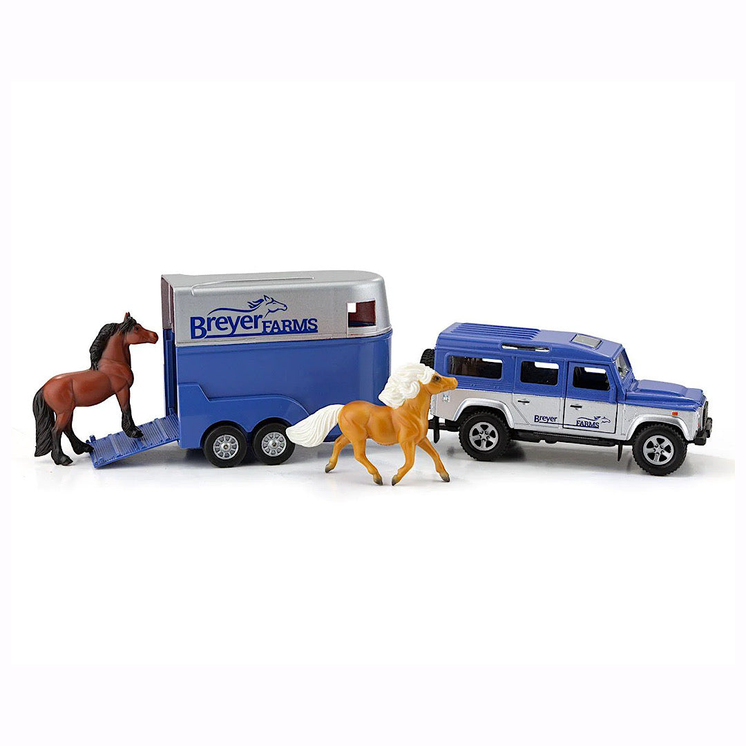 Breyer Land Rover and Tag-A-Long Trailer 59216