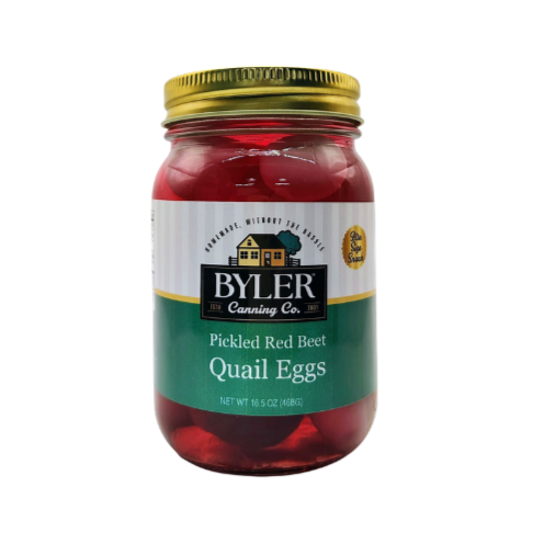 Byler's Pickled Red Beet Quail Eggs, 16 Oz