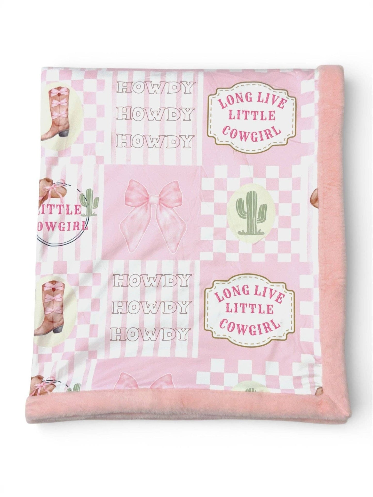 50" x 60" Throw Long Live Little Cowgirl BL092401