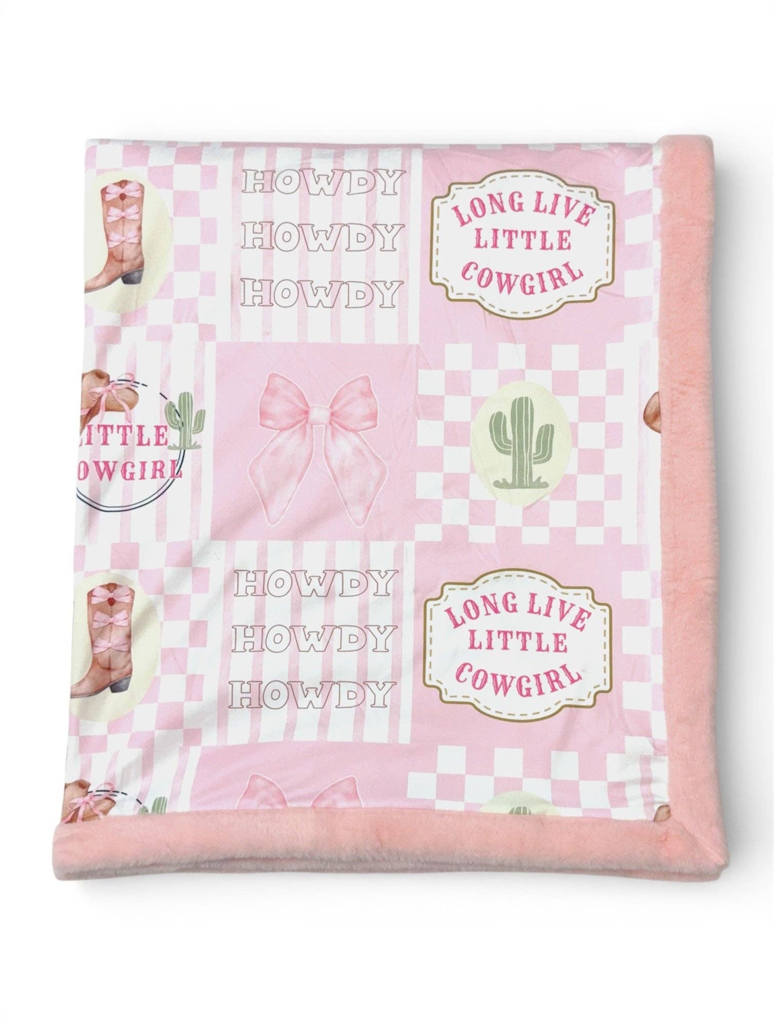 50" x 60" Throw Long Live Little Cowgirl BL092401