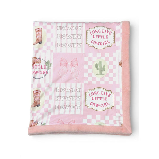 50" x 60" Throw Long Live Little Cowgirl BL092401