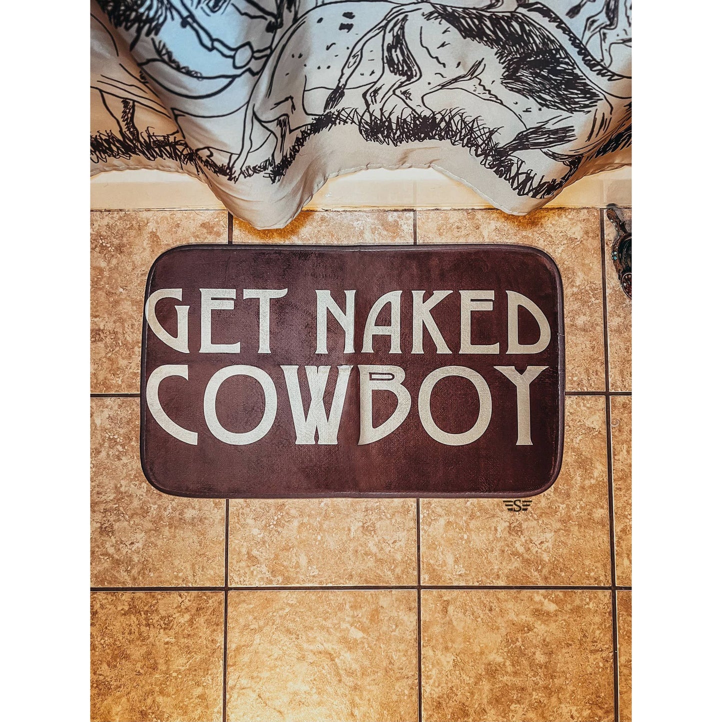 Cattle Drive Shower Curtain Set