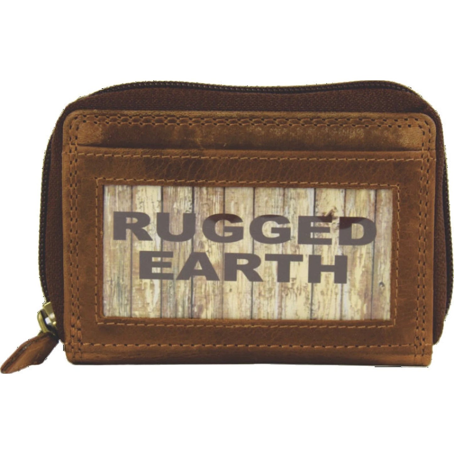 Rugged Earth Leather Credit Card Wallet