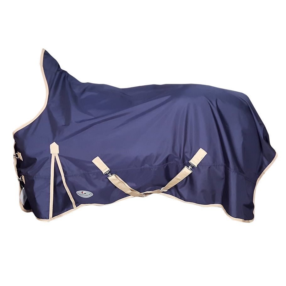 347 Hercules 1680D Mid Neck Rain Sheet-Navy/Beige Binding